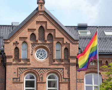 Vålerenga skole pride flagg 2023