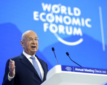 World Economic Forum grunnlegger Klaus Schwab. (Foto: AP/Markus Schreiber.)