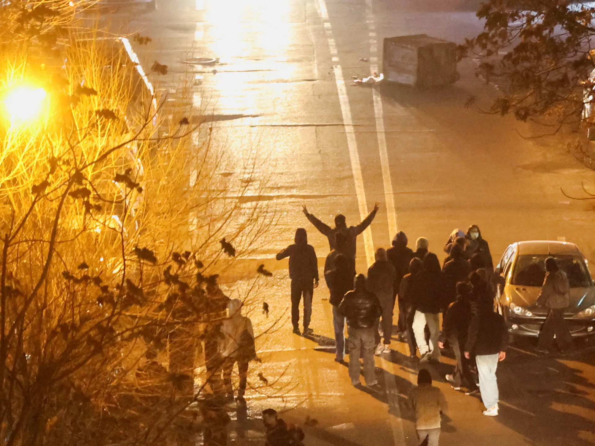 Protester i Iran. (Foto: Al Jazeera.)