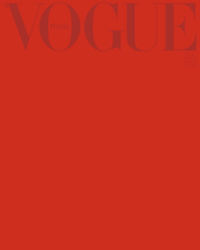 Valentino-hyllest i Vogue Italia