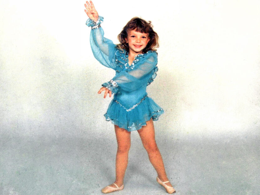 I USA kan du begynne å delta i talentkonkurranser og «skjønnhetskonkurranser» allerede som barn. Her er Britney Spears som fireåring: (Foto- Rex/Sipa.)