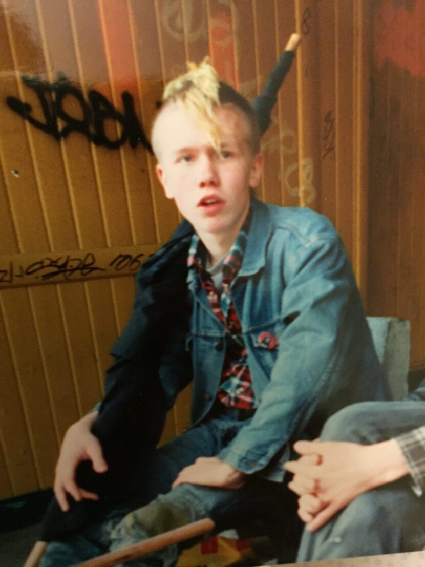 Jonas Bals som ung radikaler, før han ble et integrert medlem av det øverste maktapparatet i Norge. (Foto: Privat.)