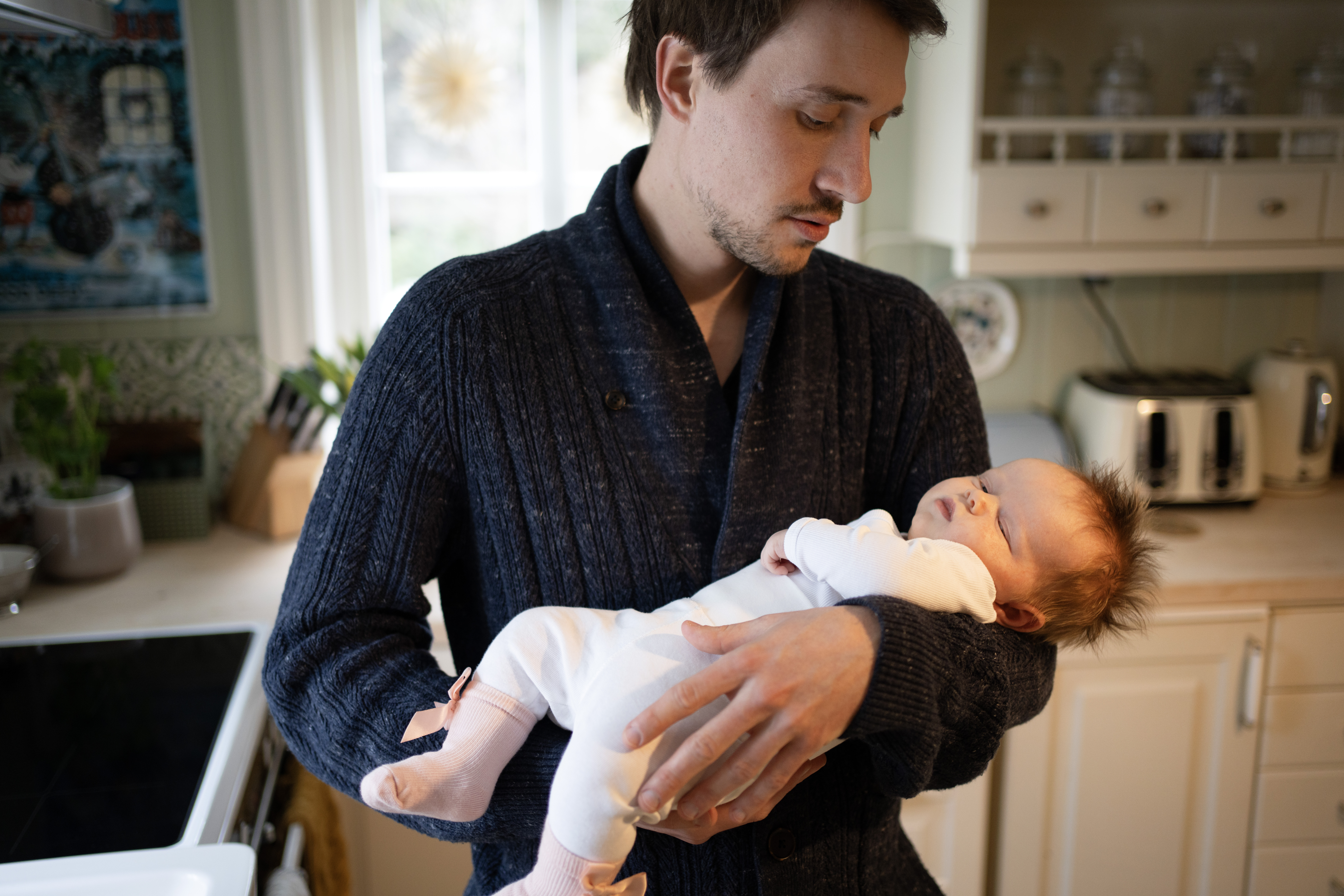 OSLO 20240304. Illustrasjonsfoto av far og barn. (Foto: Gorm Kallestad/NTB. Modellklarert.)