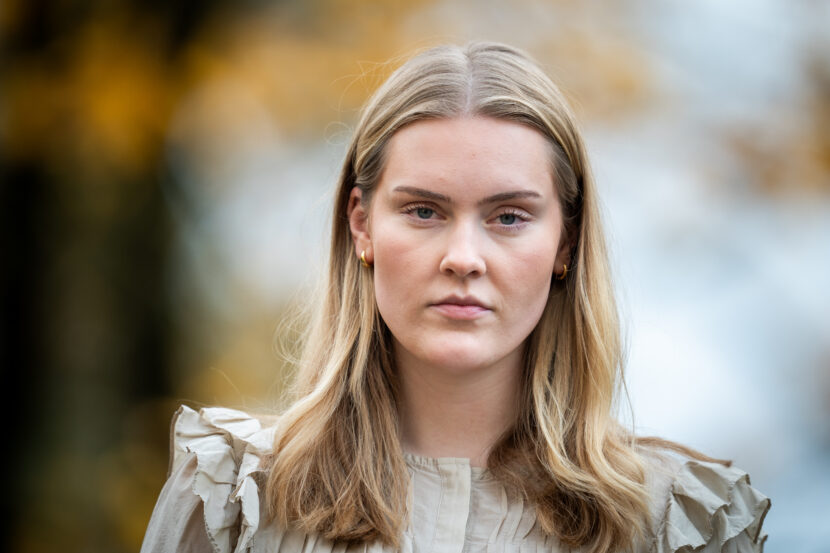 Vettre 20251026. Portrett av KRFUs nyvalgte leder Ingrid Olina Hovland. (Foto: Thomas Fure/NTB.)