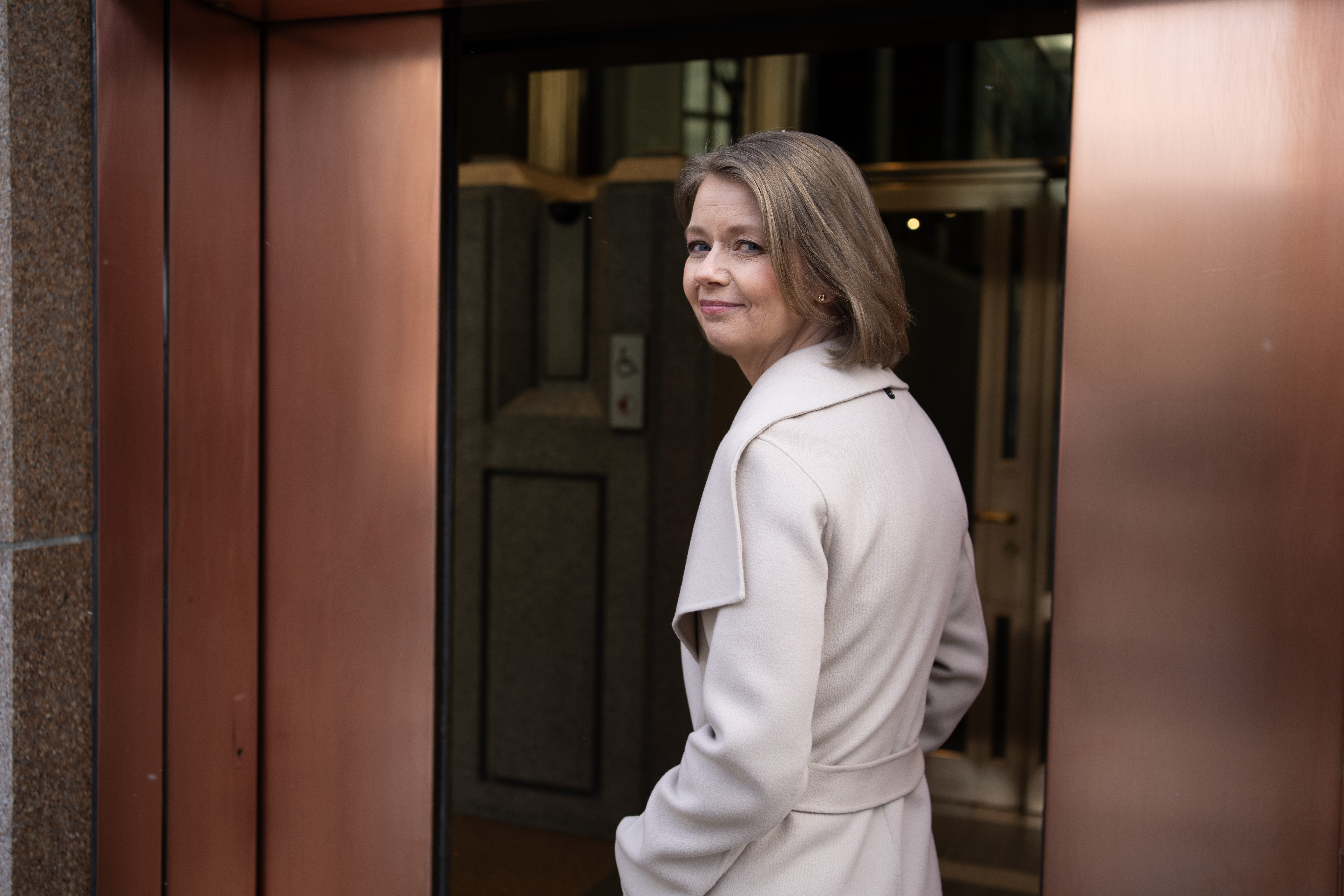 Oslo 20260212. Sentralbanksjef Ida Wolden Bache fotografert i Norges Bank sine lokaler. (Foto: Terje Bendiksby/NTB.)
