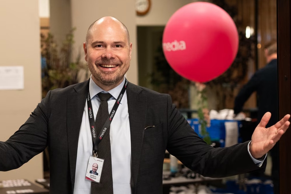 Anders Opdahl konsernsjef Amedia overskudd pressestøtte produksjonstilskudd Medietilsynet