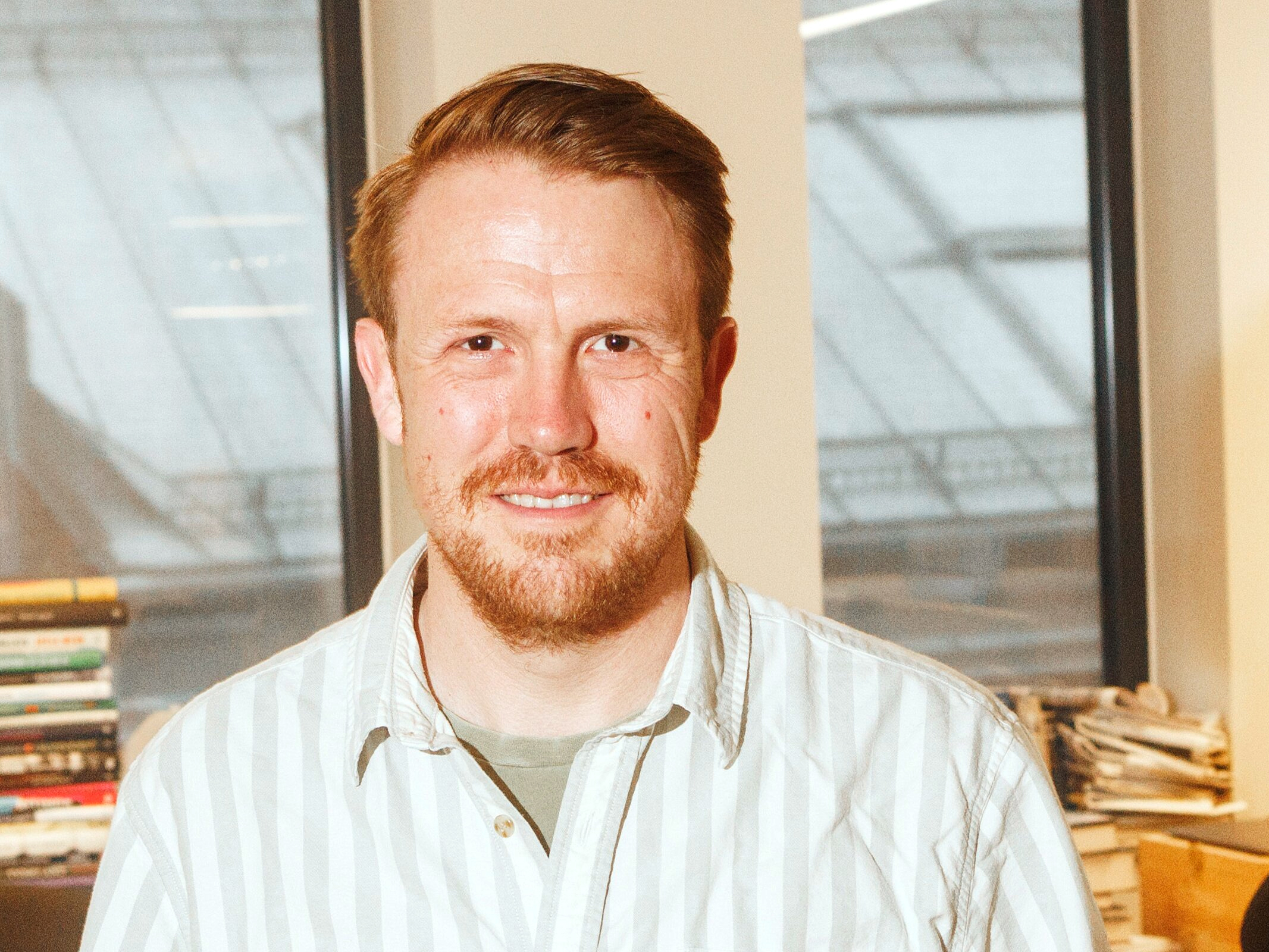 Kulturredaktør i Morgenbaldet, Bernhard Ellefsen. (Foto: Odin Drønen.)