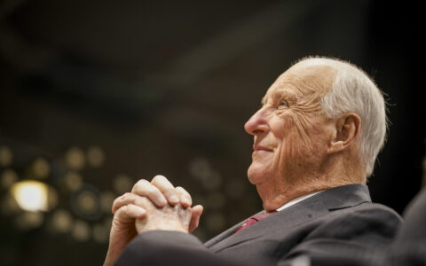 Oslo 20260204. Kong Harald vil foreta den offisielle åpningen av Aktiv mot kreft for trening og kreftrehabilitering i det nye John Ugelstads Hus på Campus Radiumhospitalet i Oslo onsdag. (Foto: Thomas Fure/NTB.)