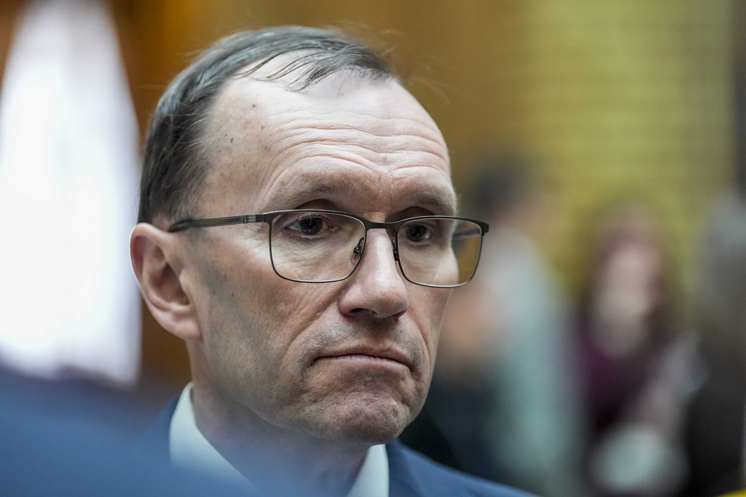 Oslo 20260303. Utenriksminister Espen Barth Eide i Vandrerhallen etter sin utenrikspolitiske redegjørelse på Stortinget. (Foto: Terje Pedersen/NTB.)