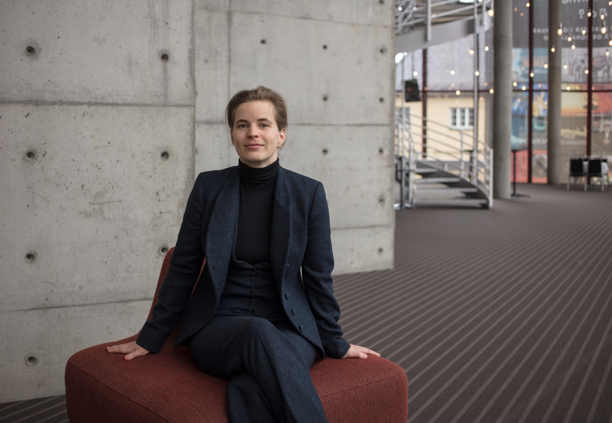 Påtroppende sjefdirigent i Harmonien, Bergen filharmoniske orkester, Tabita Berglund. (Foto: Oddleiv Apneseth.)