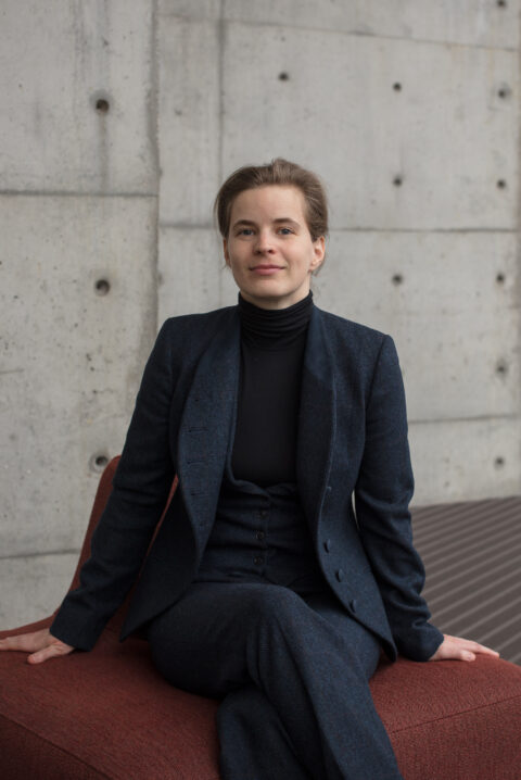 Påtroppende sjefdirigent i Harmonien, Bergen filharmoniske orkester, Tabita Berglund. (Foto: Oddleiv Apneseth.)