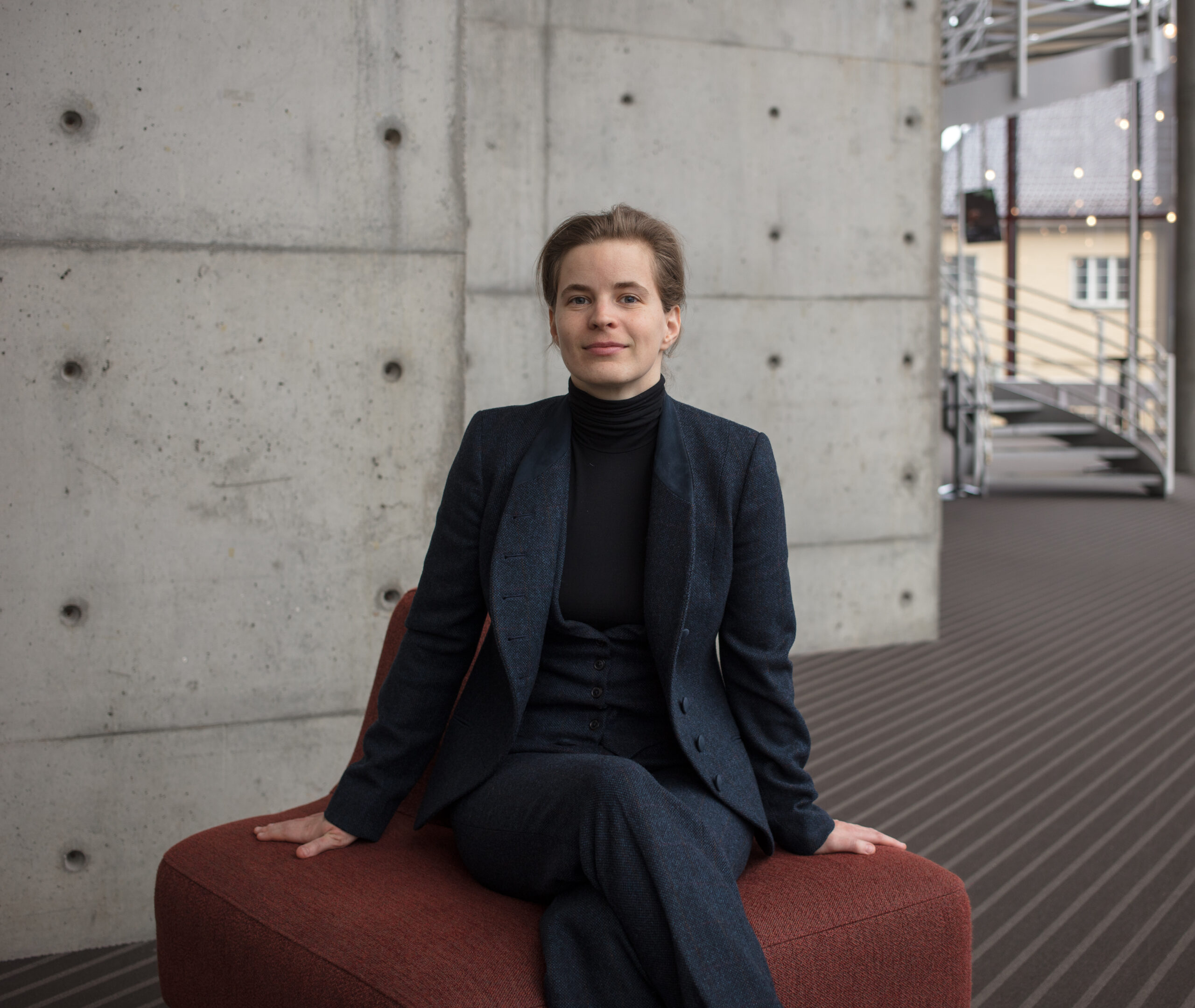 Påtroppende sjefdirigent i Harmonien, Bergen filharmoniske orkester, Tabita Berglund. (Foto: Oddleiv Apneseth.)