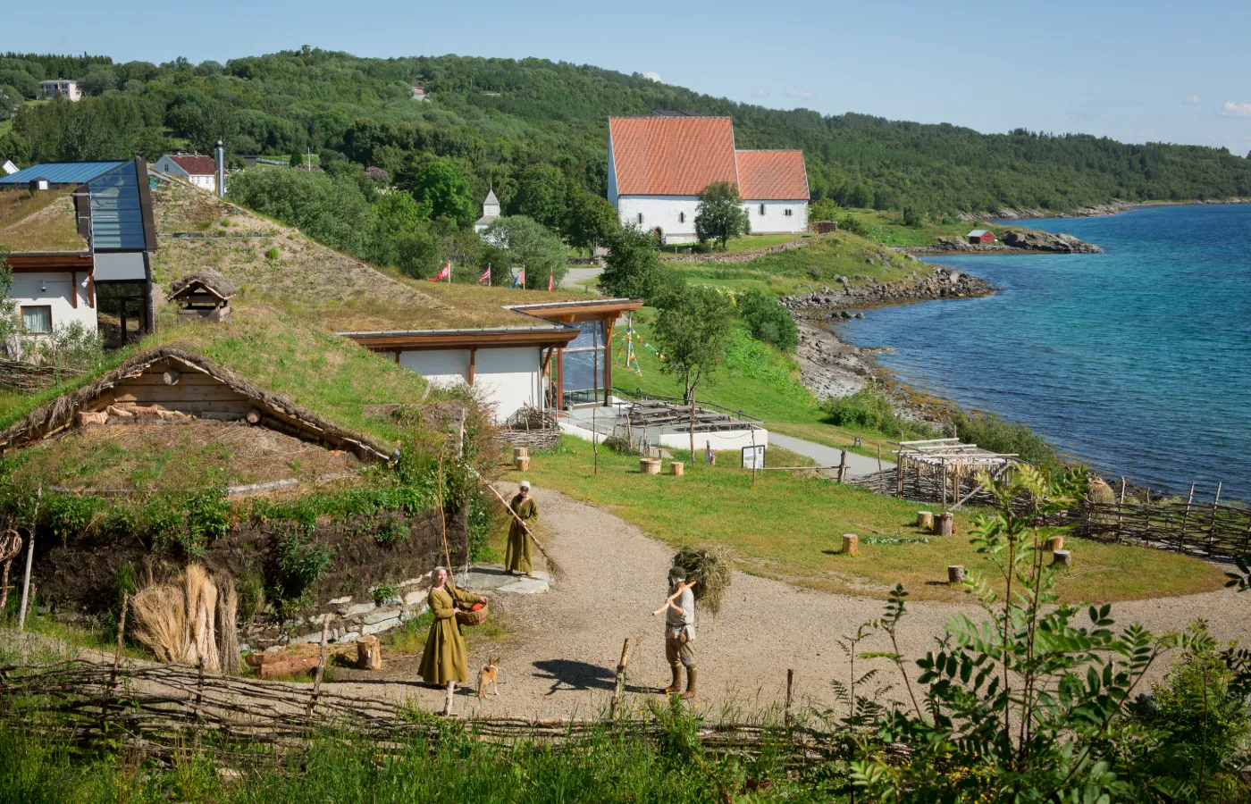 Trondenes Middelaldergård (Foto: Sør-Troms Museum.)