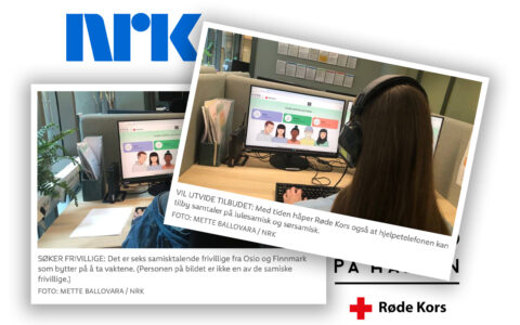 Etter seks måneder har fortsatt ikke én eneste innringer kontaktét den nordsamiskspråklige hjelpetelefonen. NRK kan fortelle at Røde kors likevel søker flere frivillige og håper de kan utvide tilbudet til mindre populære samiske språk. (Kollasj: Subjekt.)
