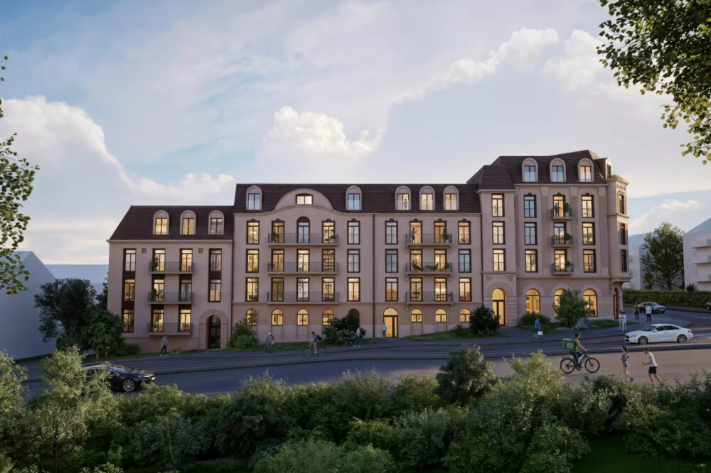 «Haslehaven» i Oslo får arkitekturopprørere til å juble, men refses for «klassiskvasking» av flere politikere og fagfolk. (Foto: Atlas eiendom/Aksetøy arkitektur.)