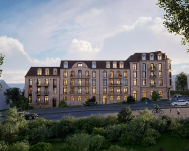 «Haslehaven» i Oslo får arkitekturopprørere til å juble, men refses for «klassiskvasking» av flere politikere og fagfolk. (Foto: Atlas eiendom/Aksetøy arkitektur.)