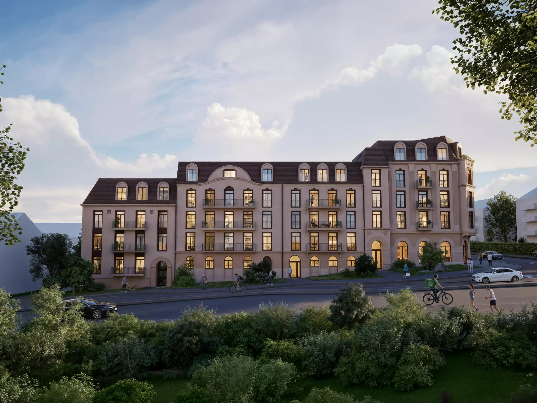 «Haslehaven» i Oslo får arkitekturopprørere til å juble, men refses for «klassiskvasking» av flere politikere og fagfolk. (Foto: Atlas eiendom/Aksetøy arkitektur.)