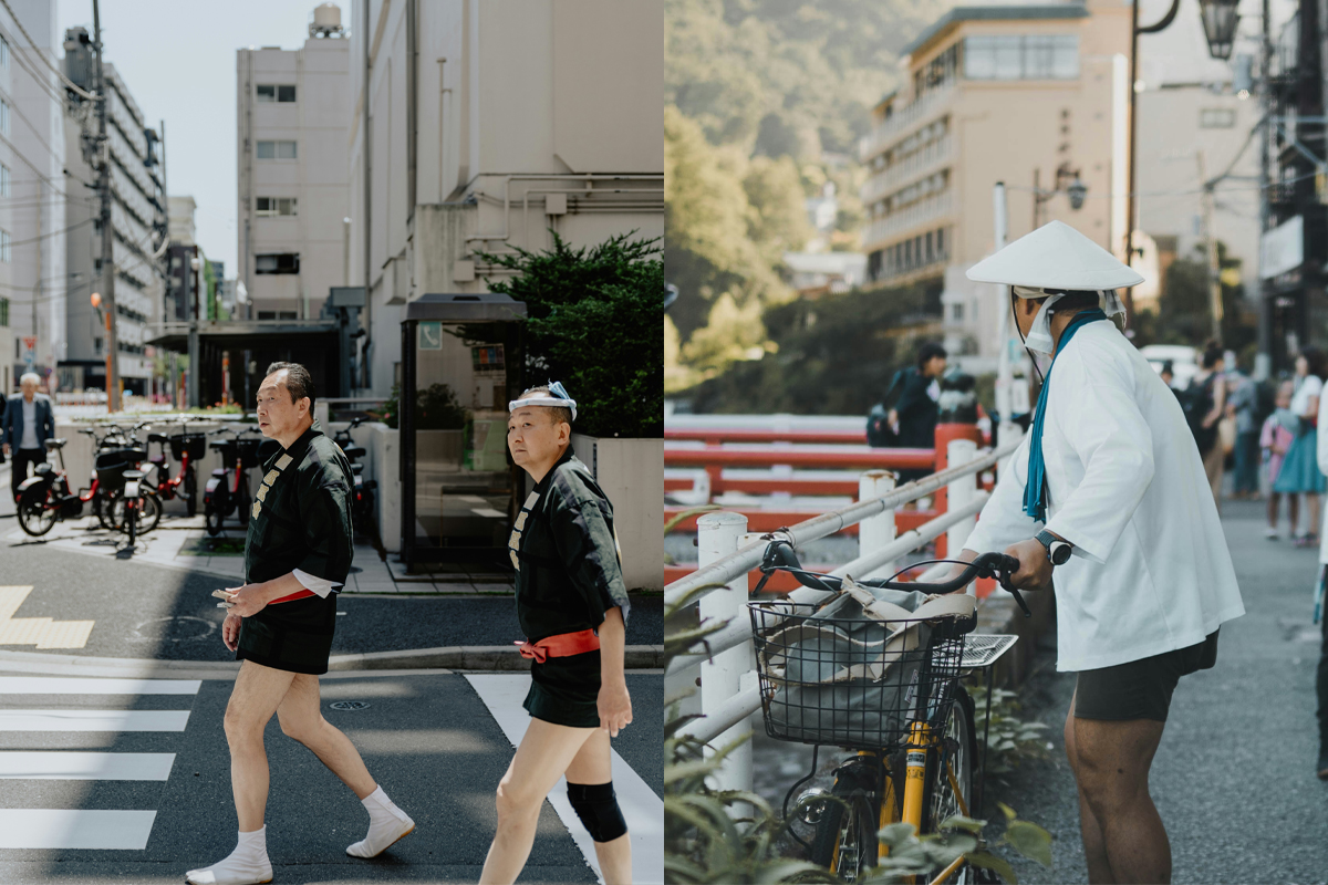 Japanere i shorts. (Foto: Mohamed Jamil Latrach/Erk.) ALTERNATIVT FORSIDEBILDE