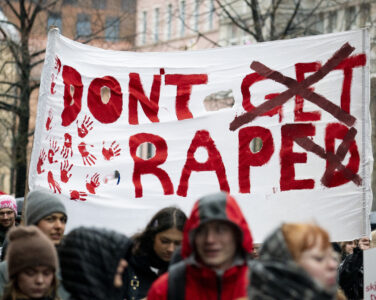 8. Mars-markering på Youngstorget i Oslo søndag. (Foto: Fredrik Hagen/NTB.)