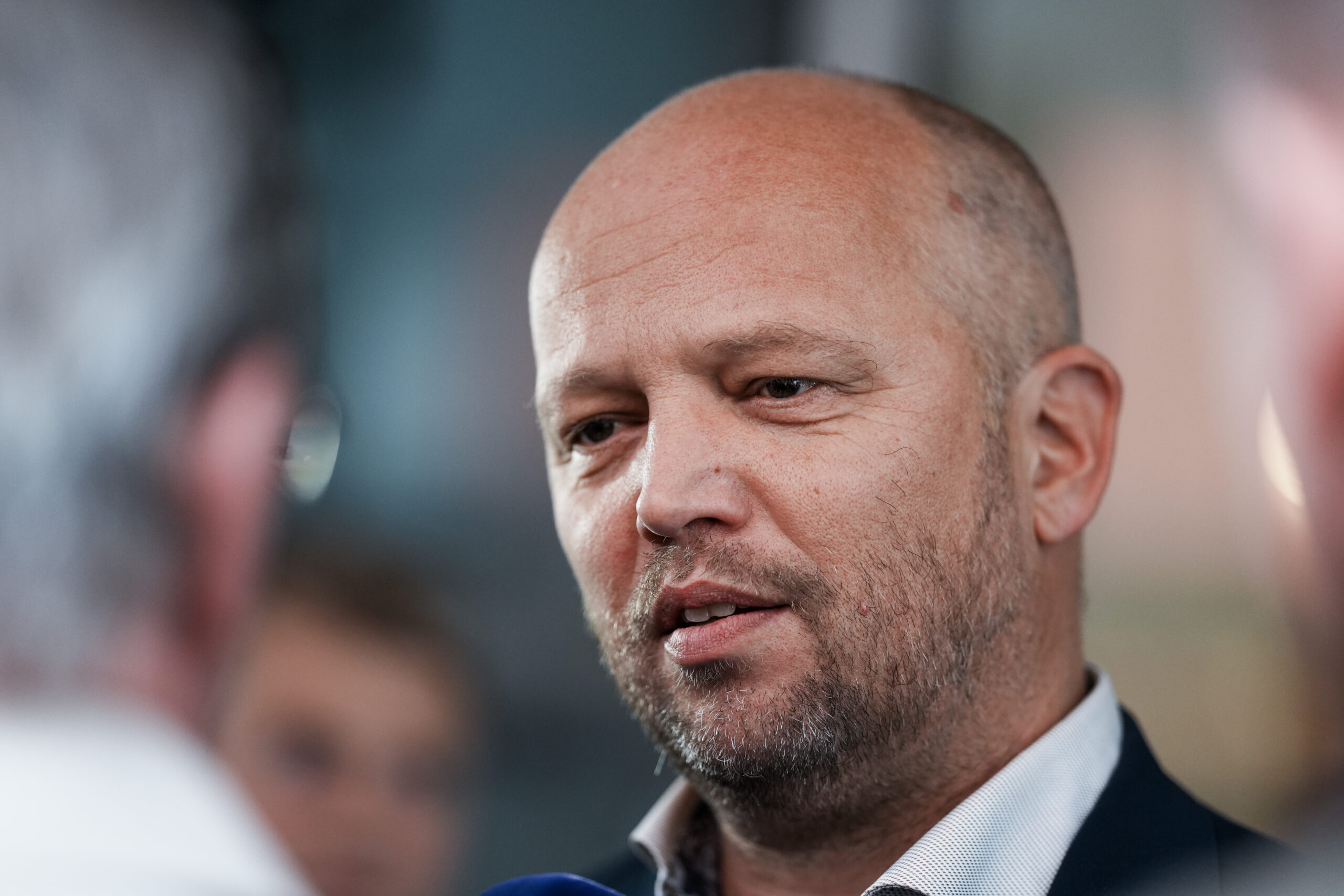 Oslo 20250915. SP-leder Trygve Slagsvold Vedum etter sentralstyremøte i Senterpartiet. (Foto: Terje Pedersen/NTB.)