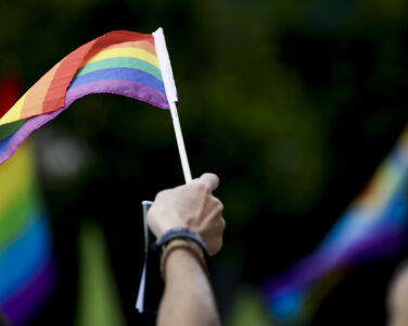 Jessheim 20240601. Prideparaden på Jessheim lørdag. (Foto: Frederik Ringnes/NTB.)