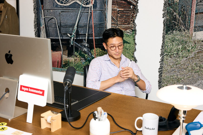 Sjefredaktør i Subjekt, Danby Choi. (Foto: Magnus Gulliksen.)