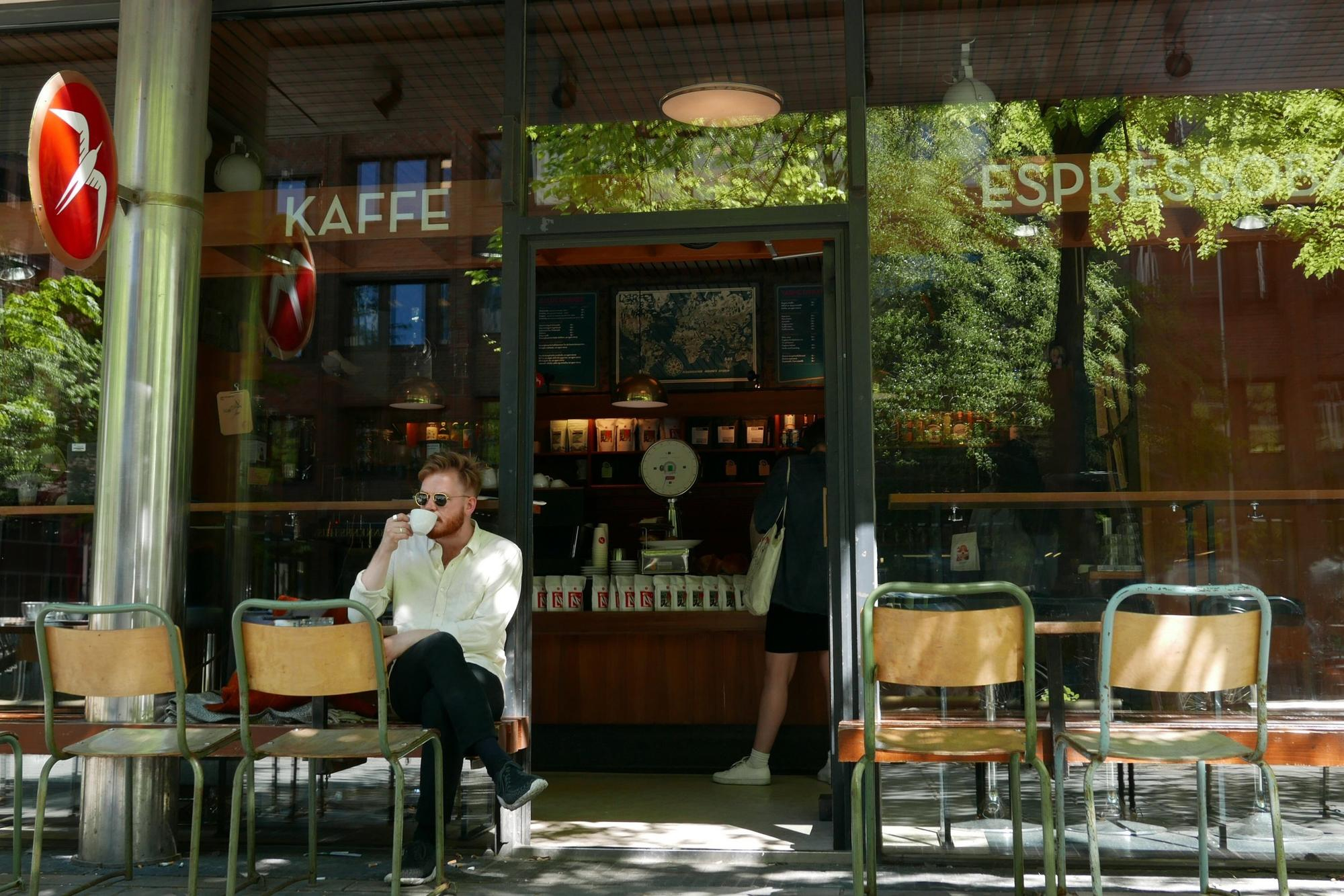Fuglen kaffebar i Universitetsgate 2. (Foto: Fuglen.)