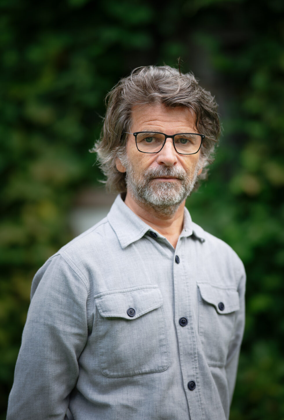 Styreleder i Norske billedkunstnere (NBK), Geir Egil Bergjord. (Foto: Carsten Aniksdal.)