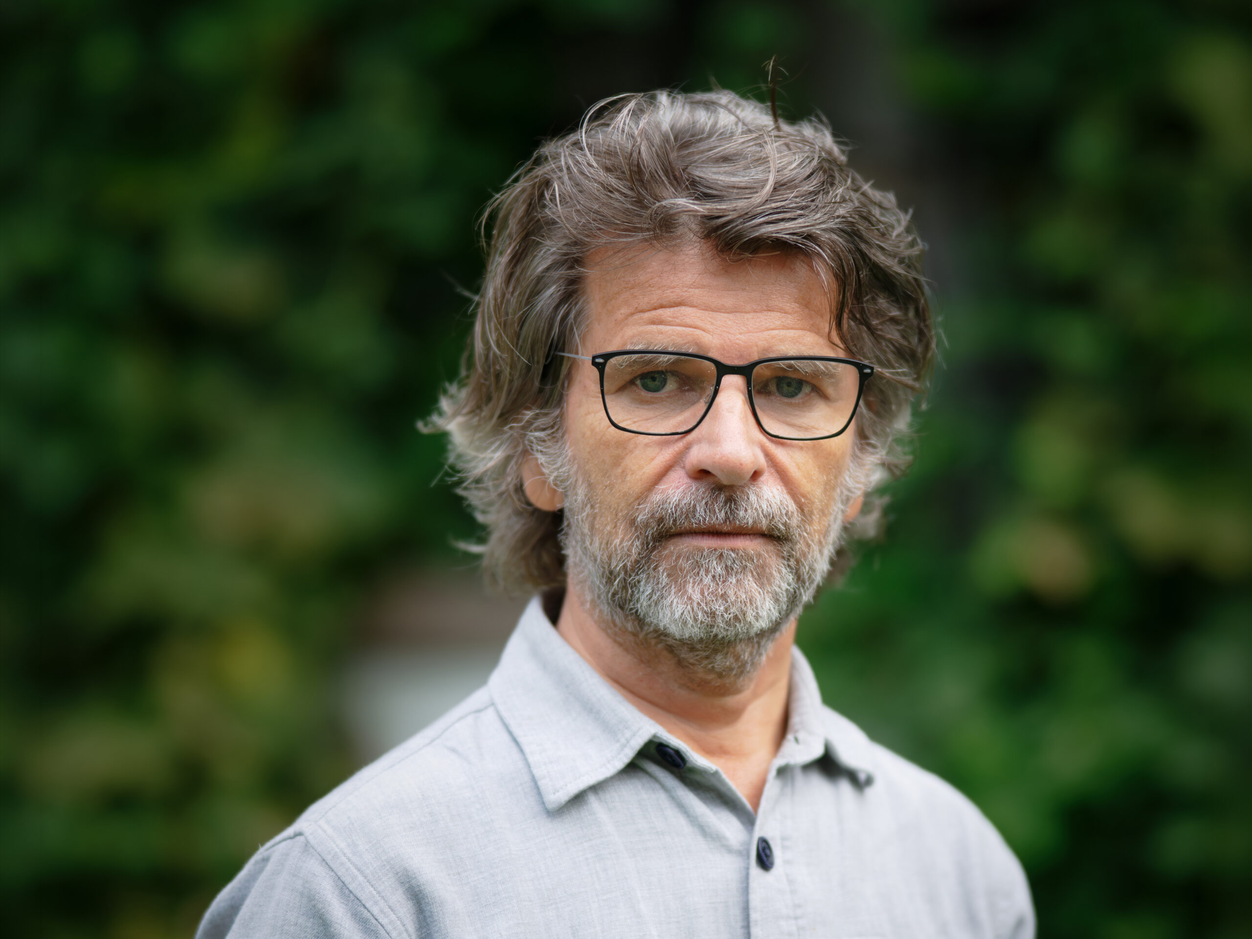 Styreleder i Norske billedkunstnere (NBK), Geir Egil Bergjord. (Foto: Carsten Aniksdal.)