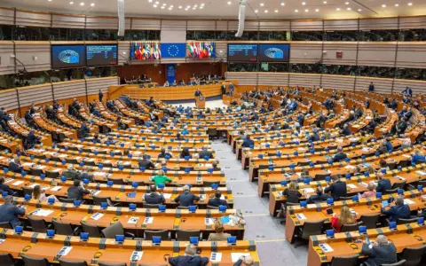 EU parlamentet. (Foto: AP Photo/Marius Burgelman.)