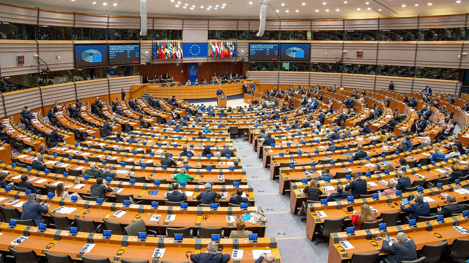 EU parlamentet. (Foto: AP Photo/Marius Burgelman.)