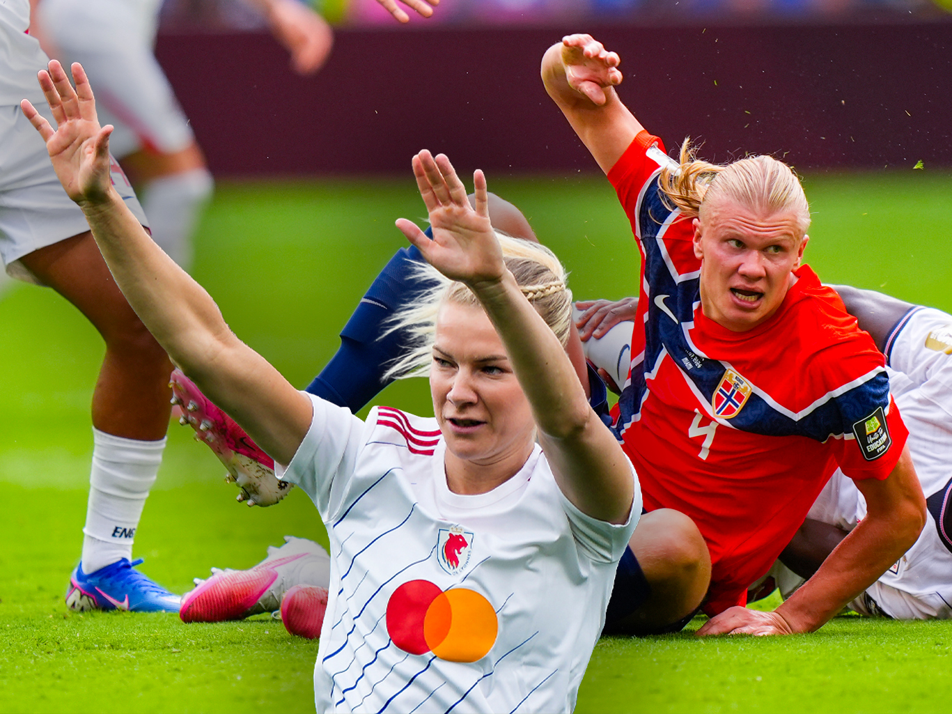 Norges to beste fotballspillere, Erling Braut Haaland og Ada Hegerberg, tiltrekker seg veldig ulik mengde seere. Grunnen er enten åpenbar eller kvinnefiendtlig, avhengig av hvem du spør.