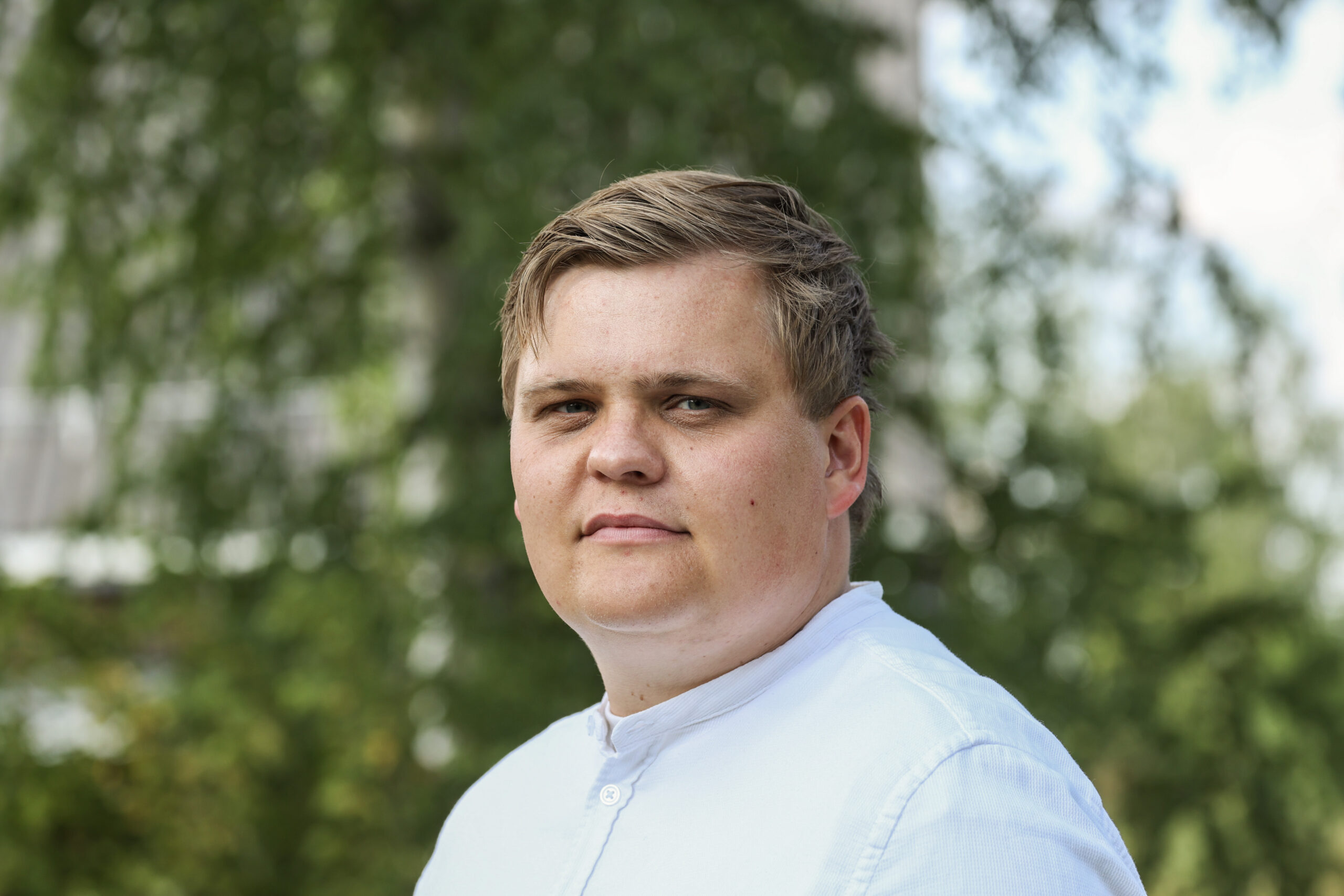 Utøya 20250722. Leder i AUF, Gaute Børstad Skjervø, under minnemarkeringen på Utøya 14 år etter terrorangrepet 22. juli 2011. (Foto: Jan Langhaug/NTB.)
