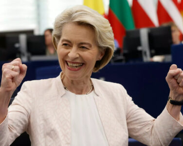 President i EU-kommisjonen, Ursula von der Leyen. (Foto: Jean-Francois Badias.)
