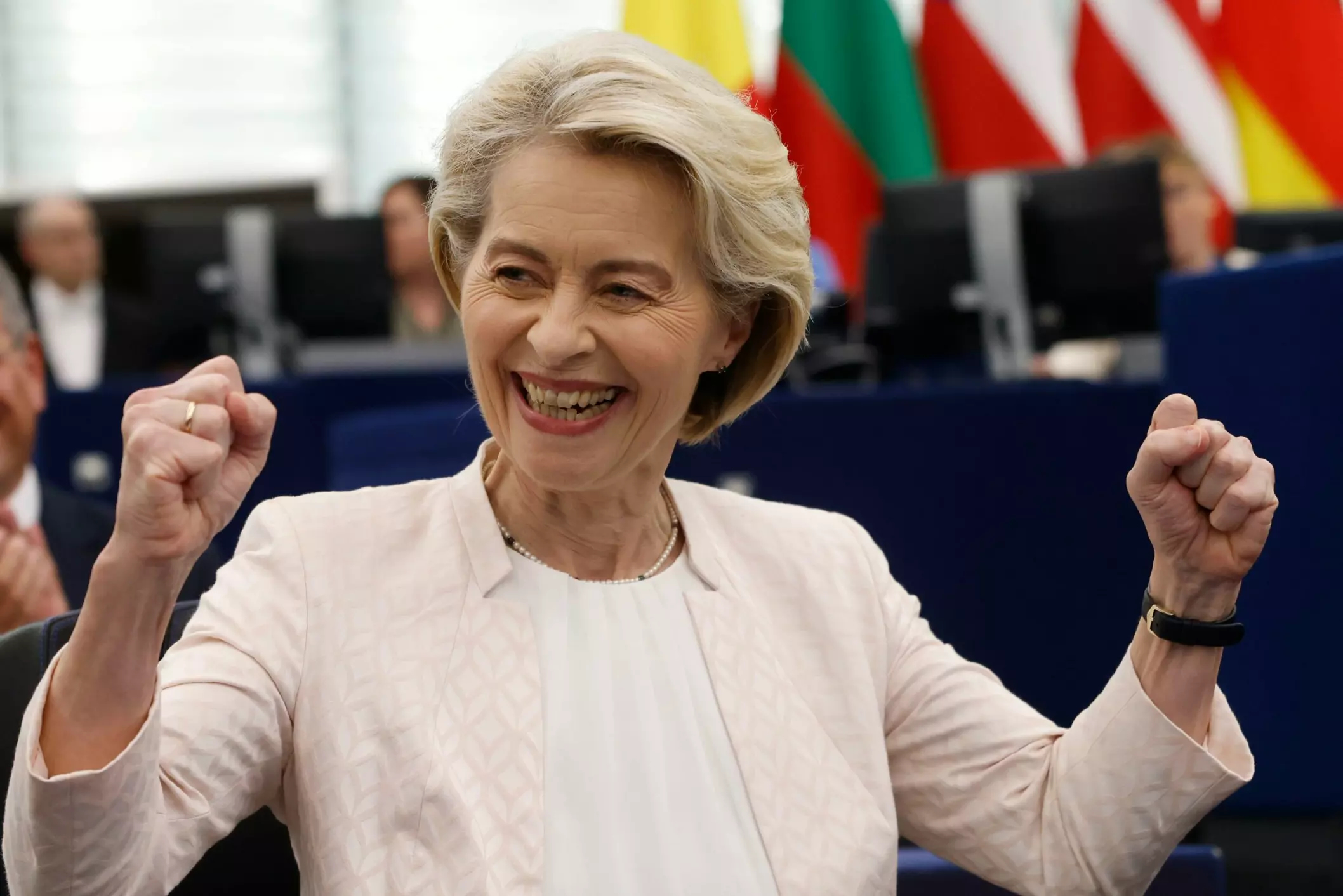 President i EU-kommisjonen, Ursula von der Leyen. (Foto: Jean-Francois Badias.)