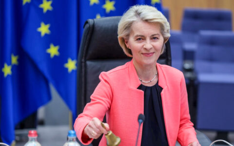 President i EU-kommisjonen, Ursula von der Leyen. (Foto: Thierry Monasse/Getty.)