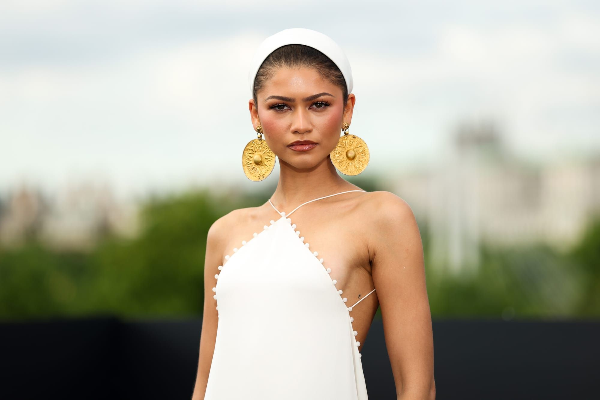 Zendaya Maree Stoermer Coleman på presselansering for «The Oddyssey», regissert av Christopher Nolan. (Foto: Shane Anthony Sinclair/Getty.)