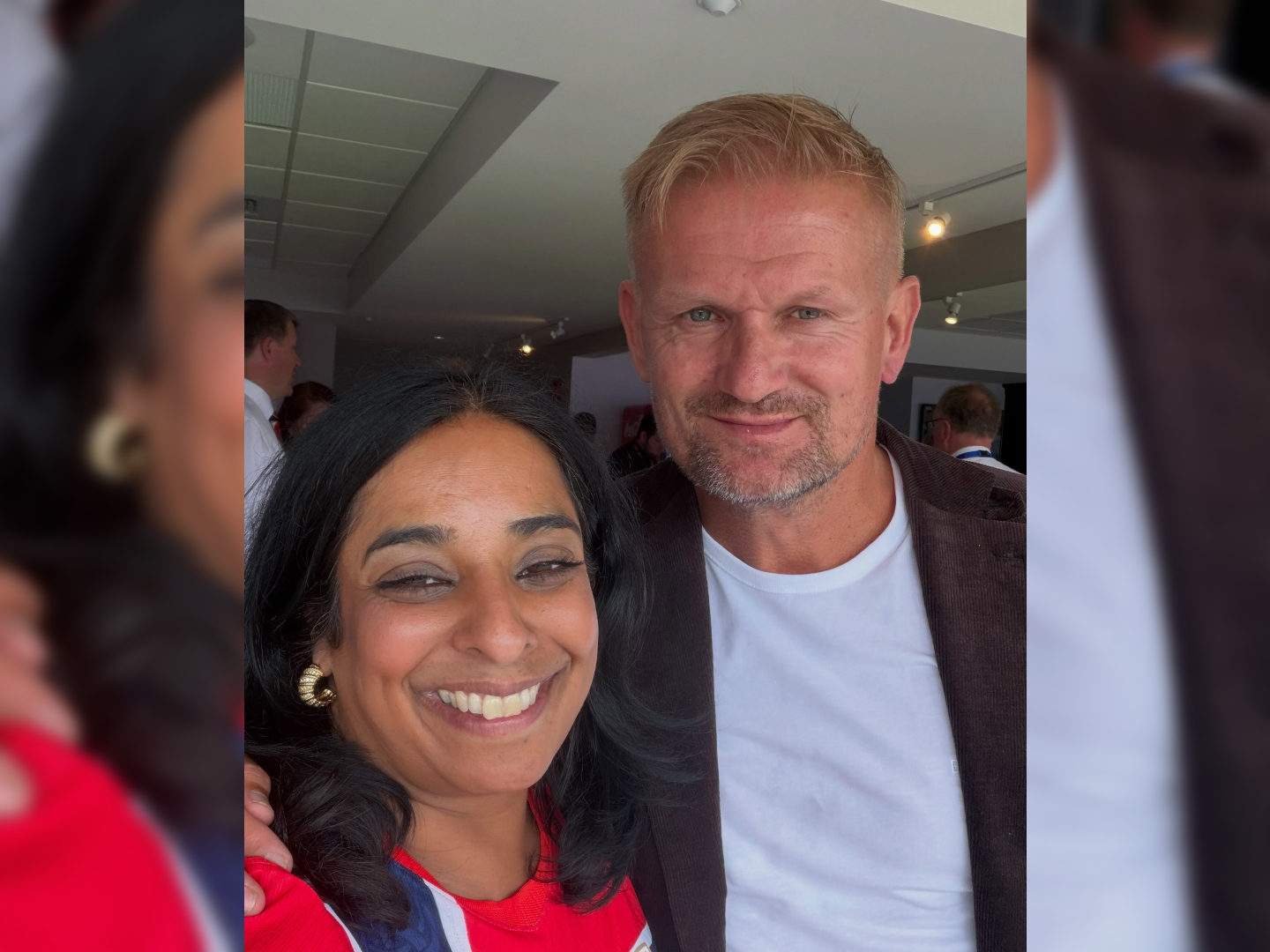 Lubna Jaffery og Alfie Haaland. (Foto: Lubna Jaffery/Privat.)