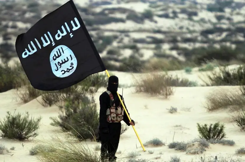 IS-soldat. (Foto: Universal Images Group/Getty Images.)