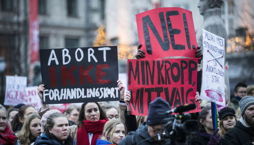 8. mars Kvinnedagen abort parole