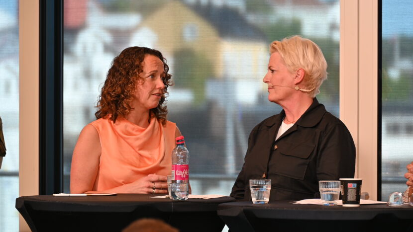 Kristine Joy KallsetStatssekretær (AP), Justis- og beredskapsdepartementet Vibeke Fürst Haugen Kringkastingssjef, NRK (Foto: Sander Sebastian Amsrud.)