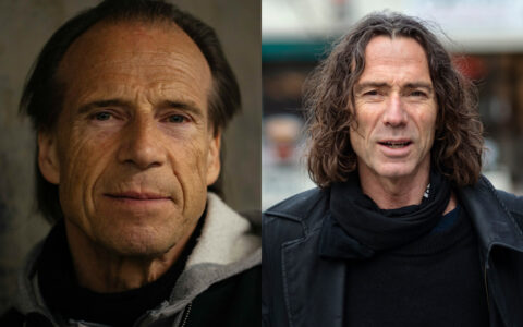 Jens Bjørneboe er sørgelig høyaktuell, mener Jan Bøhler og Einar Andreas Lund. Nå blir den avdøde forfatteren reaktualisert i forestillingen «Du og jeg og Bjørneboe». (Foto: Kagge, Prego. Kollasj: Subjekt.)