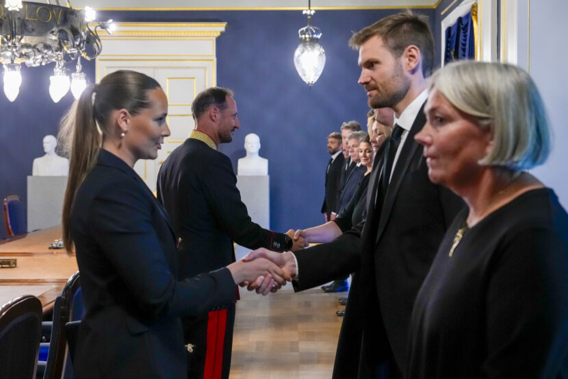 Oslo 20260828. Regjeringen samles til ekstraordinært statsråd på Slottet, fredag etter kong Harald Vs død. Den nye kongen tar navnet kong Haakon VIII. Den nye kronprinsessen tar navnet kronprinsesse Ingrid Alexandra. Foto: Heiko Junge / NTB / POOL