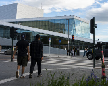 Oslo 20260524. Operahuset i Oslo lørdag kveld. (Foto: Annika Byrde/NTB.)