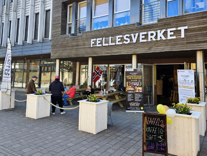 Fellesverket. Røde kors sin møteplass for barn og ungdom i Sarpsborg. (Foto: Hanne Rosbach/ Røde Kors)