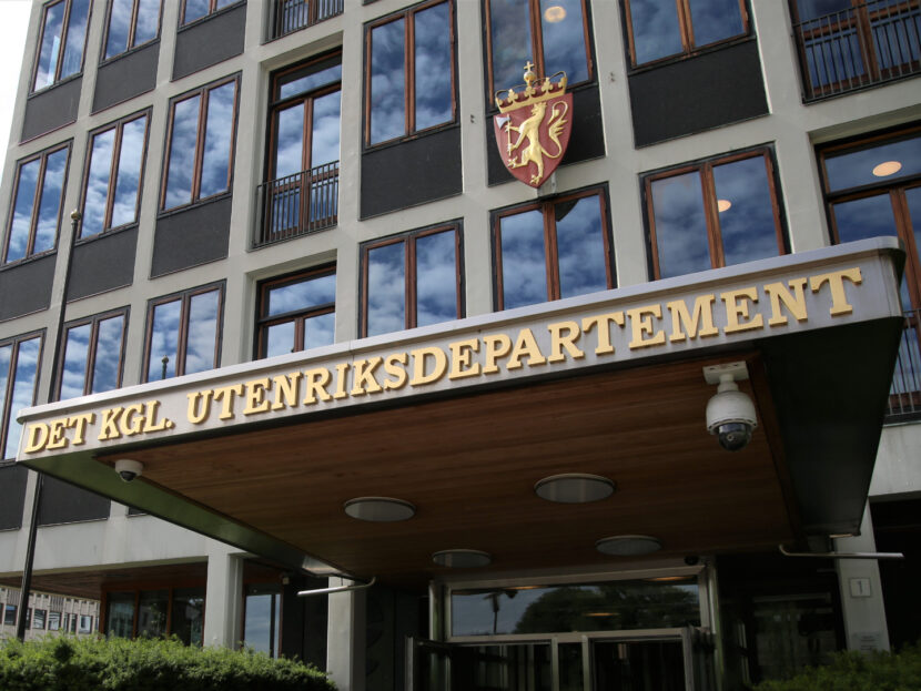 UD. Utenriksdepartementet. (Foto: Ingeborg Gloppen Johnsen/NTB.)