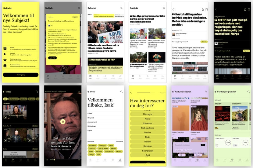 Subjekt-appen er tilgjengelig i App Store nå. Den vil også bli tilgjengelig i Google Play for Android-brukere i løpet av de kommende dagene.