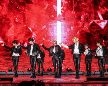 K-popgruppen Stray Kids (bildet) følger etter BTS og boikotter Grammy. (Foto: koreaherald.)