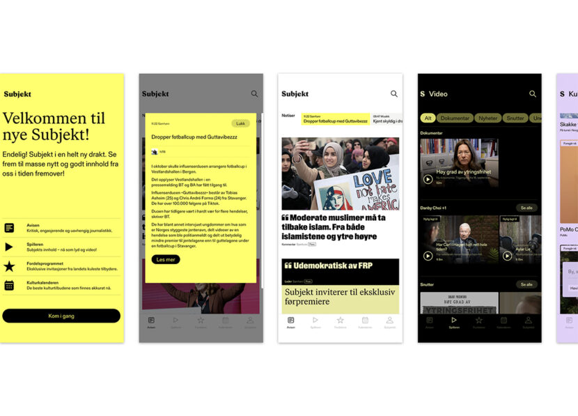 Subjekt-appen er tilgjengelig i App Store. Og straks i Google Play.