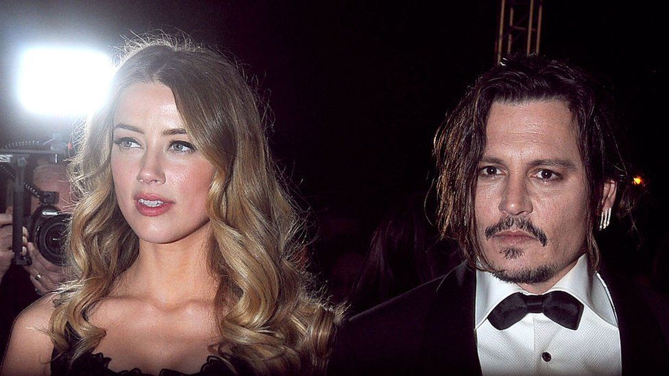 Johnny Depp og Amber Heard. (Foto: Presse.)
